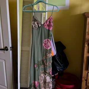 TIGER MIST FLORAL VIRAL DRESS